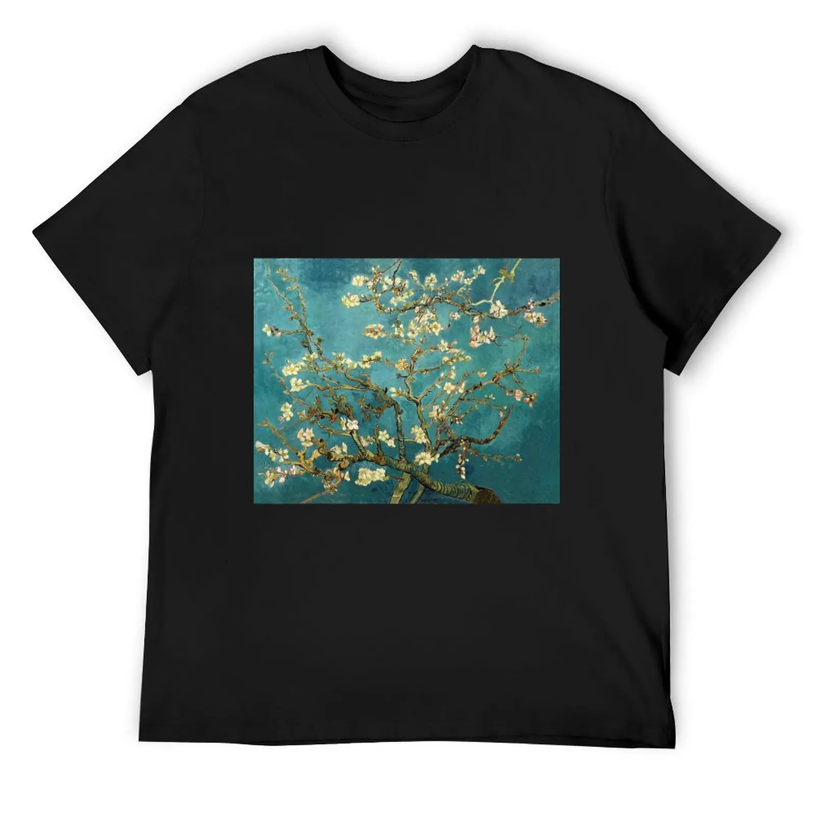 

van Gogh Almond Blossoms Famous Paintings Impressionism T-Shirt street wear cheap stuff boys animal print t shirts men