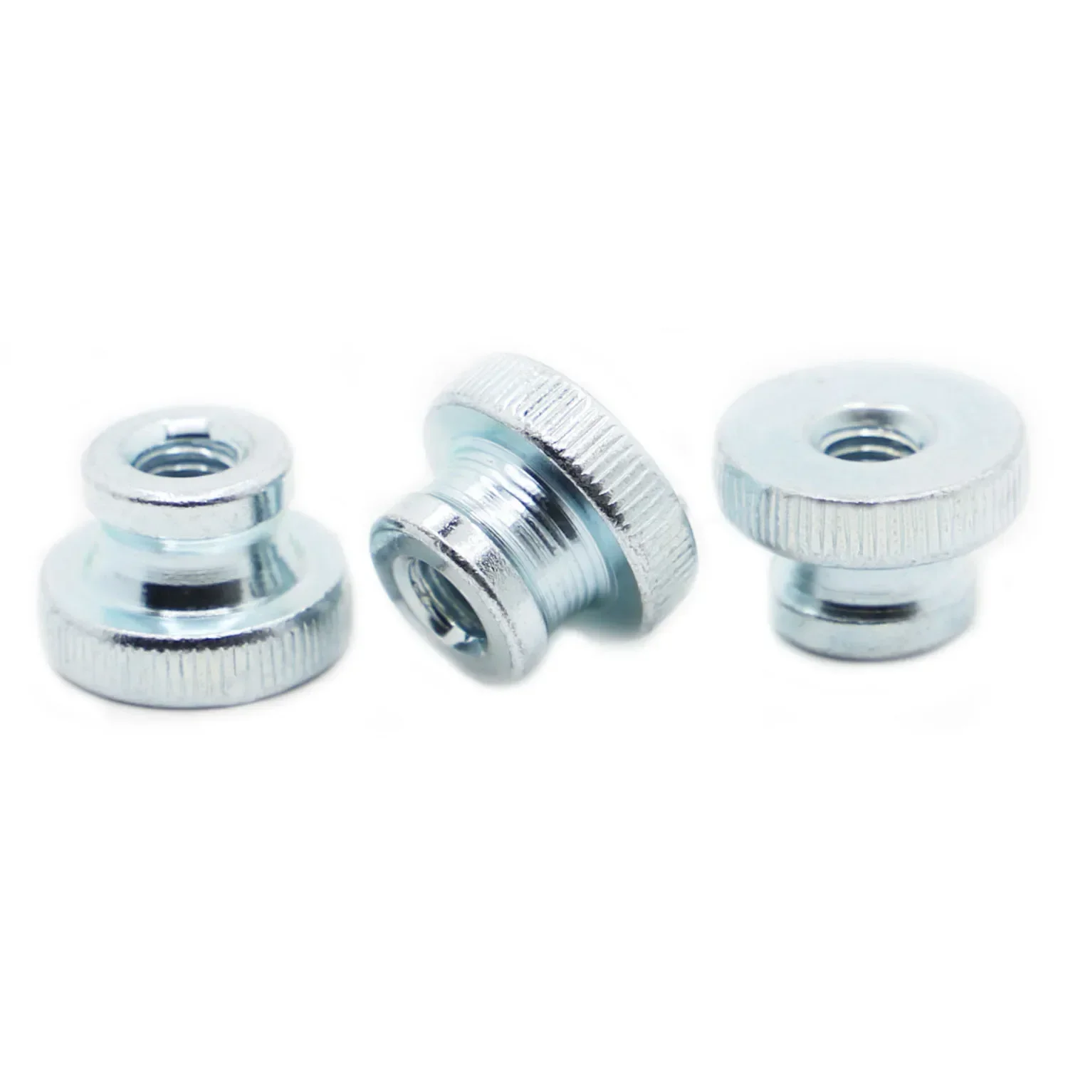 M3 M4 M5 M6 M8 M10 Blue Galvanized Steel DIN466B GB806 Knurled Thumb Nut Iinstrument Hand Tighten Nut