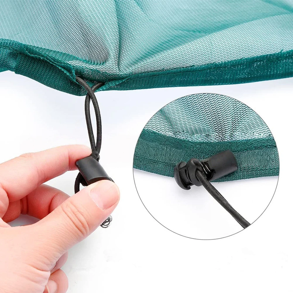 Fine Mesh Cover for Rainwater Buckets Polyester For Outdoor Filter Net with Adjustable Drawstring 80cm 95cm 100cm Sizes