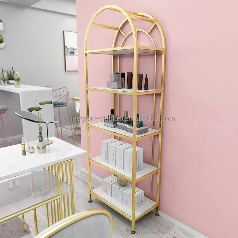 custom.Custom Store Beauty Display Storage Shelves Shelf Cosmetics Nail Skin Care Display Cabinet Store Display Shelf