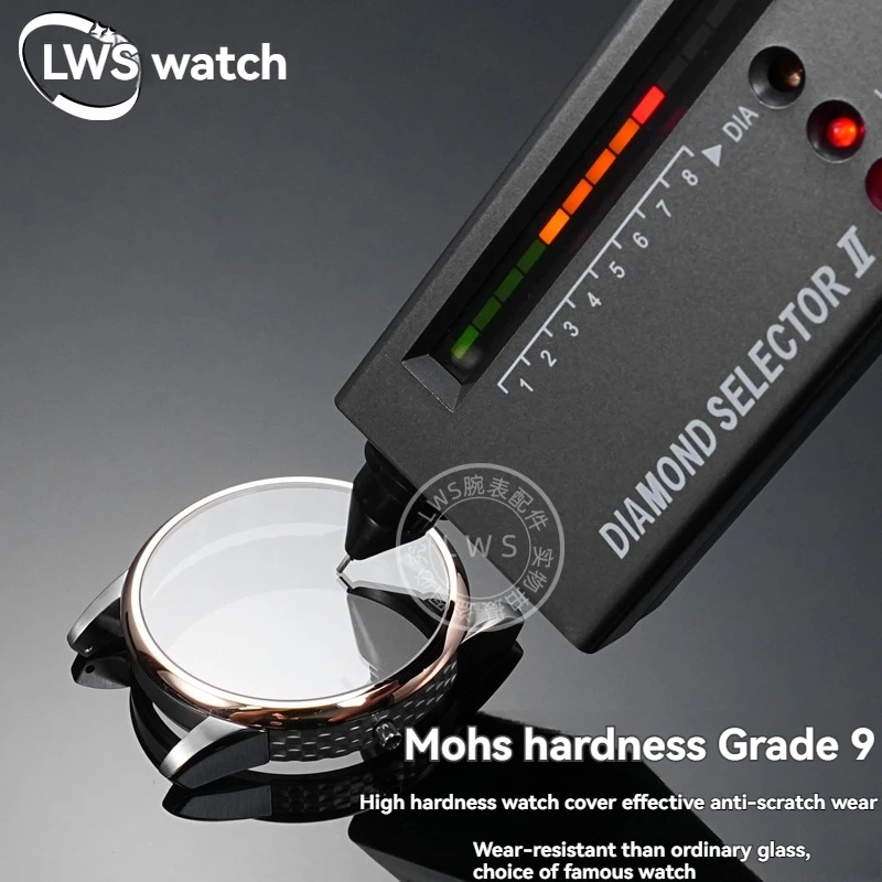 티쏘 1853용 T086 시리즈 시계 케이스, 스테인리스 스틸 케이스, 사파이어 글래스 베젤, 2824 무브먼트 시계 쉘 액세서리