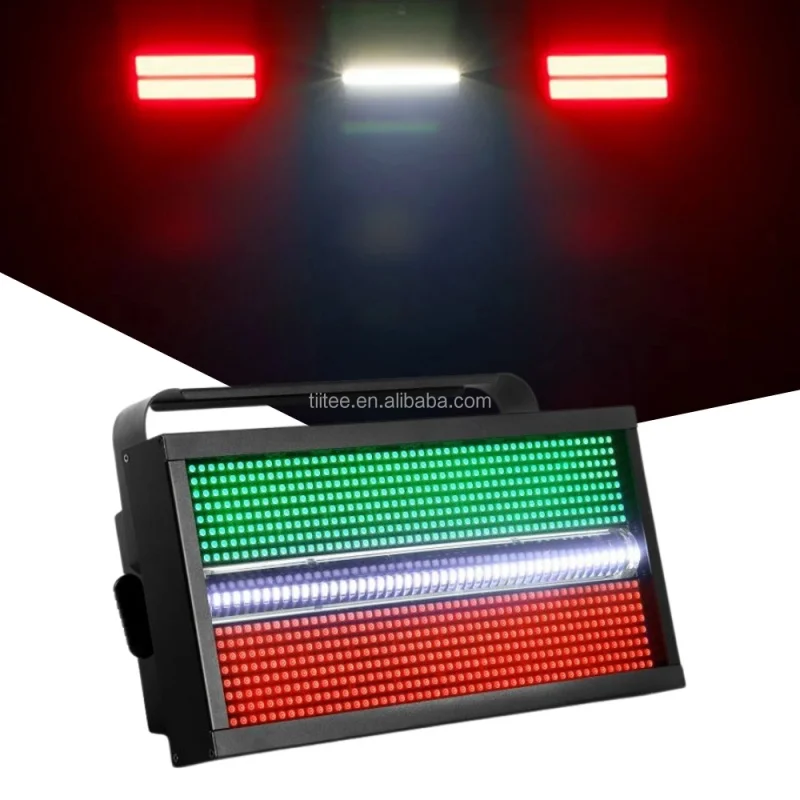 

Светодиодная панель Tiitee RGB SMD LED Strobe Panel Wash Blinder 800*0.3W с 48*5W холодными белыми сценическими светильниками для освещения на вечеринках и для диджеев