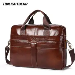 Rindsleder Herren Aktentaschen Glänzende Kuh Leder Koffer Business Handtasche Große Kapazität Leder Schulter Taschen Geschenk Laptop Tasche A2G053