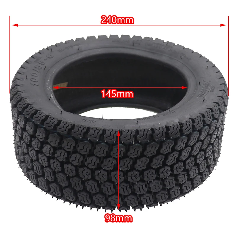 Good Quality 10 Inch Tubeless Tires 100/55-6 Vacuum  for Scooter Go Kart ATV Quad Bike Off-Road