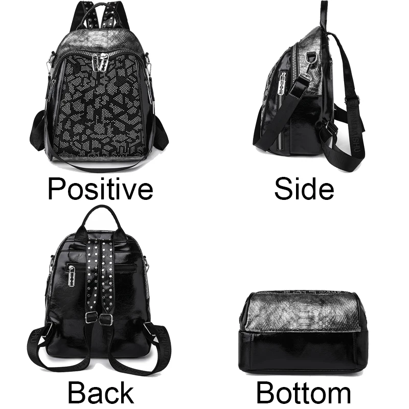 Genuine Brand Women Backpack High Quality Anti-theft Bagpack Teenagers Girls Fashion School Bag Casual Lides Shoulder Bags Sac