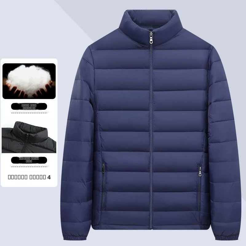 Jaet in cotone imbottito leggero da uomo Colletto alla coreana Autunno Inverno Casual ort Cappotto caldo Capispalla da lavoro con cappuccio