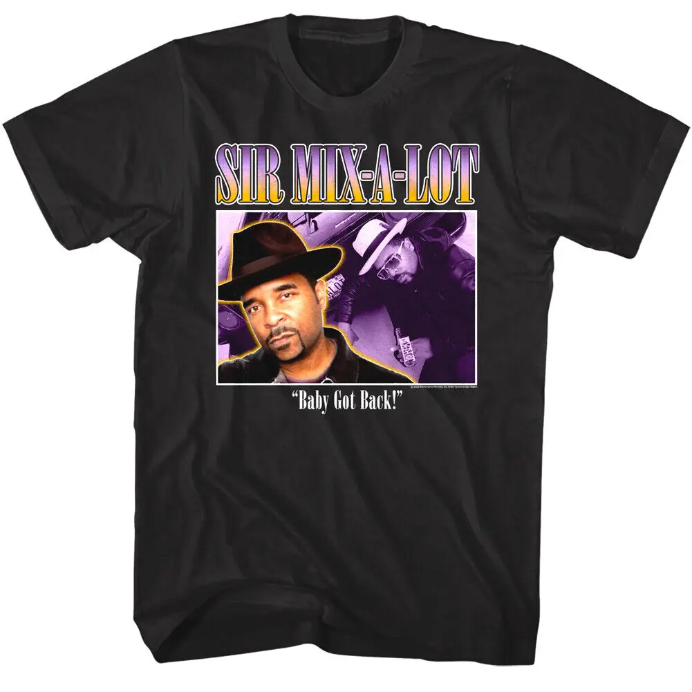 Sir Mix A Lot Baby Got Back Box Men's T Shirt 90's Rap Hip Hop Mixalot Bling