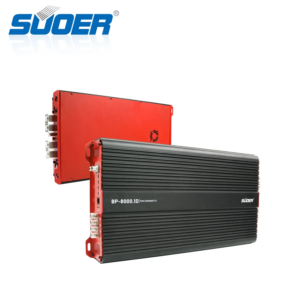 Suoer BP-8000 24000W Monoblock Big Power rms 8000 watts car amplifier professional