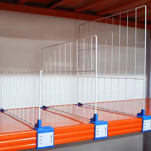 1Set Shelf partition fence mesh grid partition fence warehouse shelf Dividers Wire Shelving home Closet storage organization