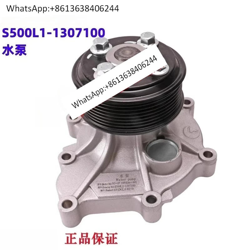 

National Six Engine Original S500L1-1307100 Water Pump Dongfeng Jianghuai Futian Chenglong