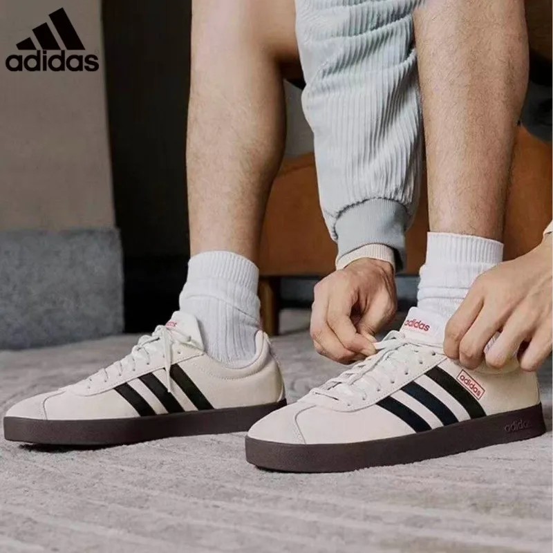 Adidas VL COURT2.0 T-head Shoes Retro German Training Shoes Low-top Casual Board Shoes JS3003
