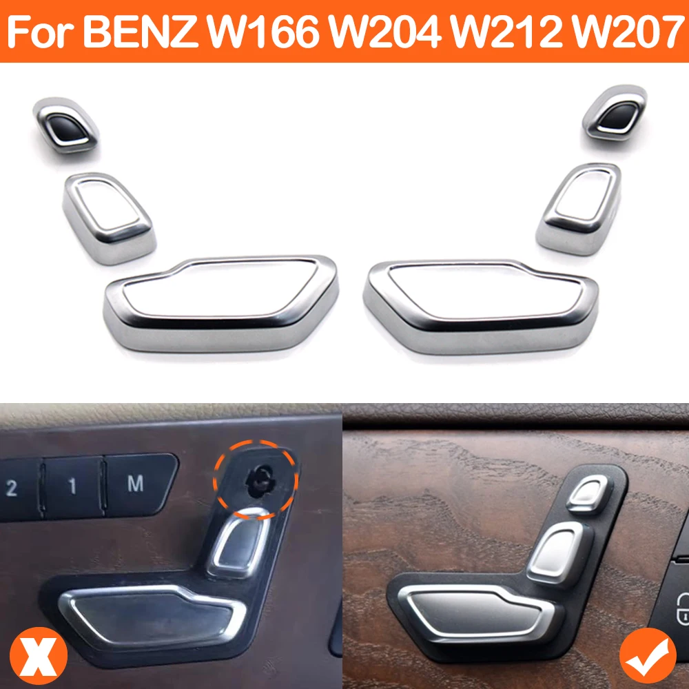 

Car Front Seat Headrest Adjust Switch Button Cover Replacement For Benz C E ML GL GLE GLK W204 W212 W207 W166 X204 2129059700
