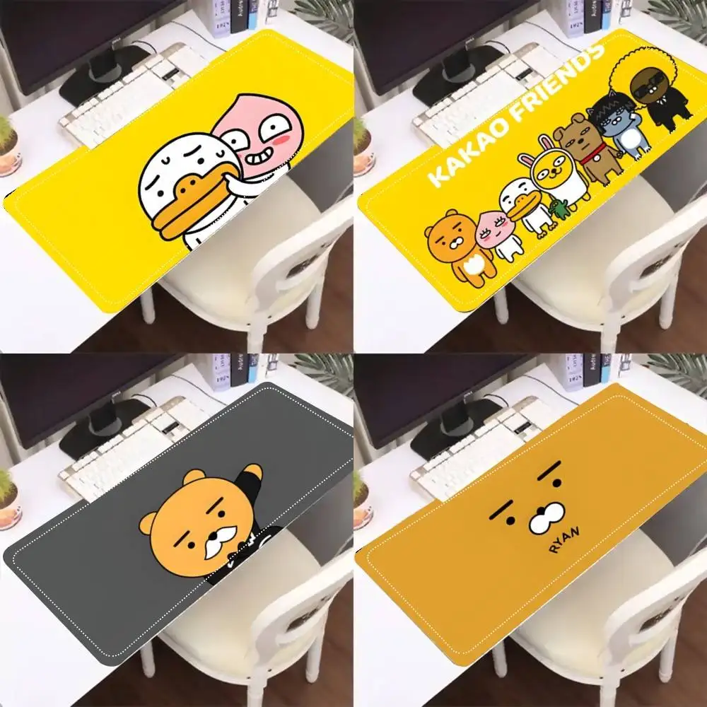 I-KAKAO FRIENDS Mousepad Premium Locking Edge Mouse Mat Speed Mouse Pad Ultrafine Surface Desk Mat
