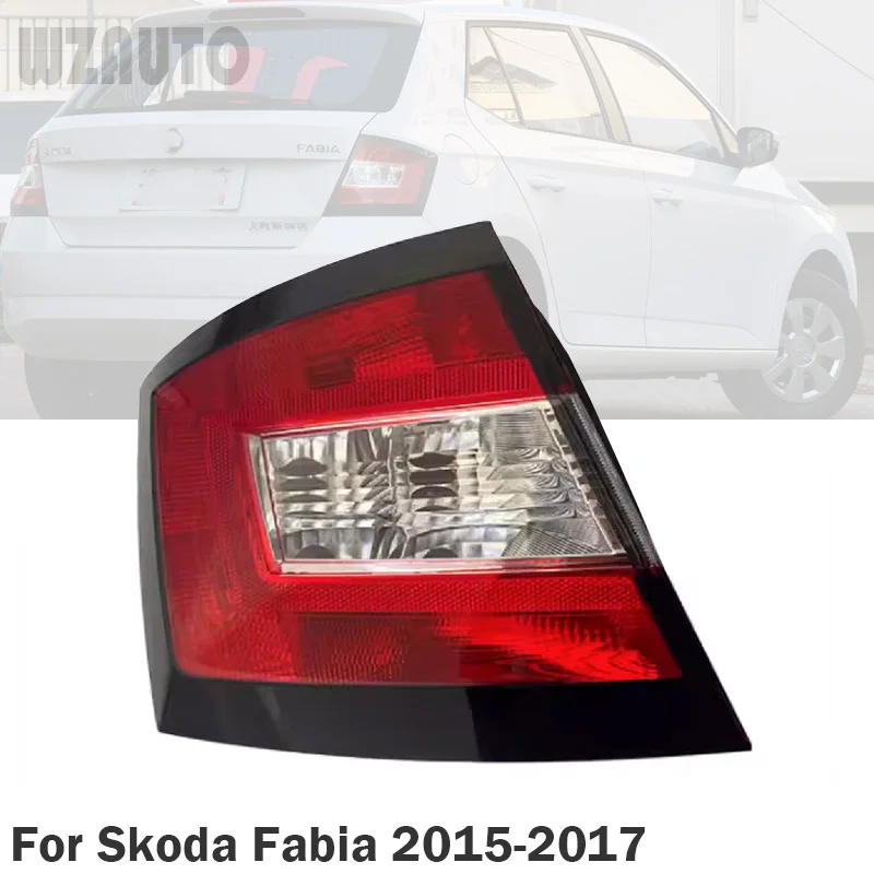 

Rear Bumper Light Cover Tail Light Brake Lamp Stop Light Housing For Skoda Fabia 2015 2016 2017