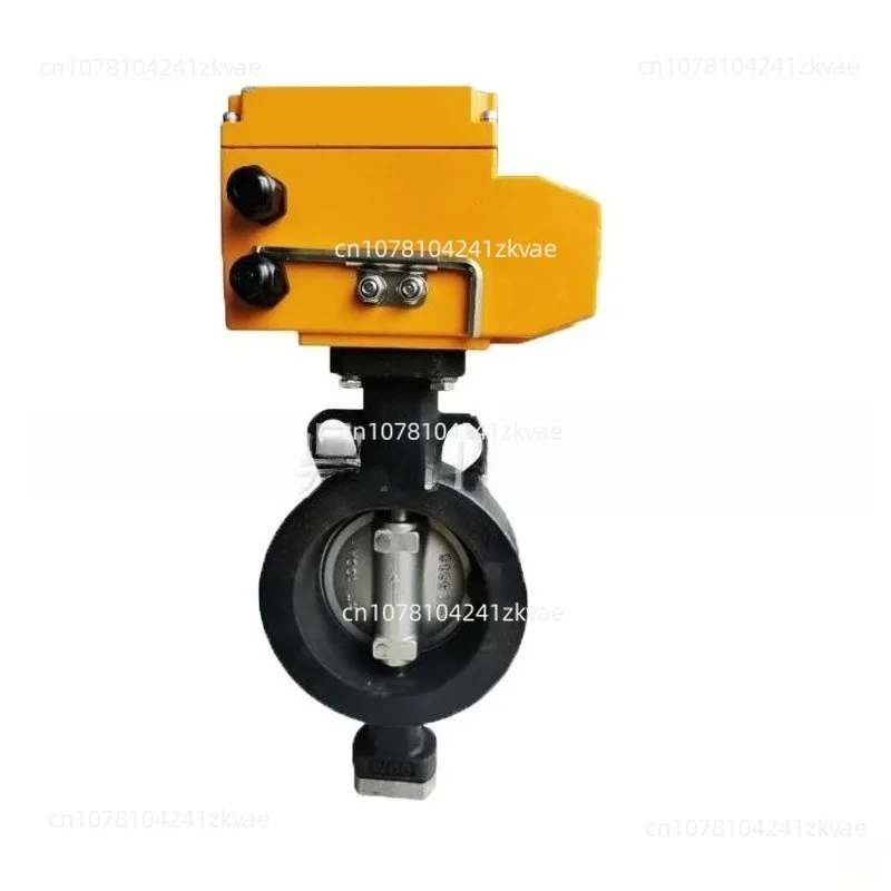 D972X-16C-DN50-DN800 صمام الفراشة الكهربائي عالي الأداء مزدوج نوع العروة غريب الأطوار #5