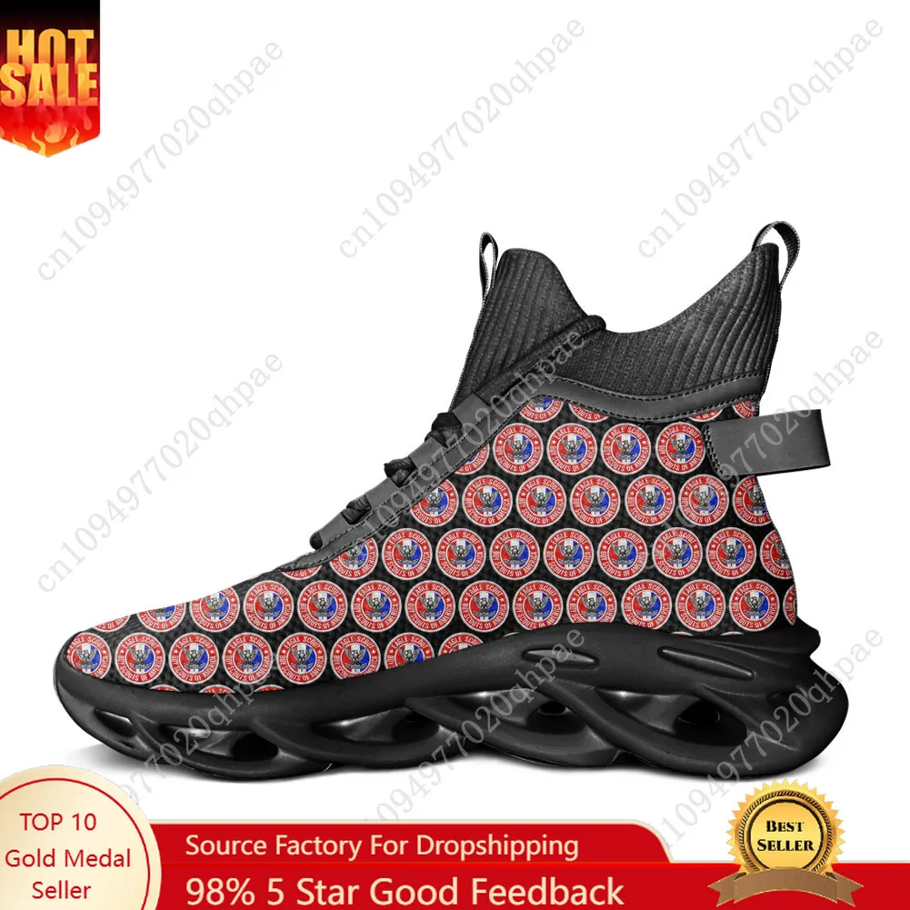Scarpe da ginnastica alte Eagle Scout Scarpe da corsa sportive da donna per uomo Sneaker di alta qualità Calzature in rete con lacci Scarpe su misura
