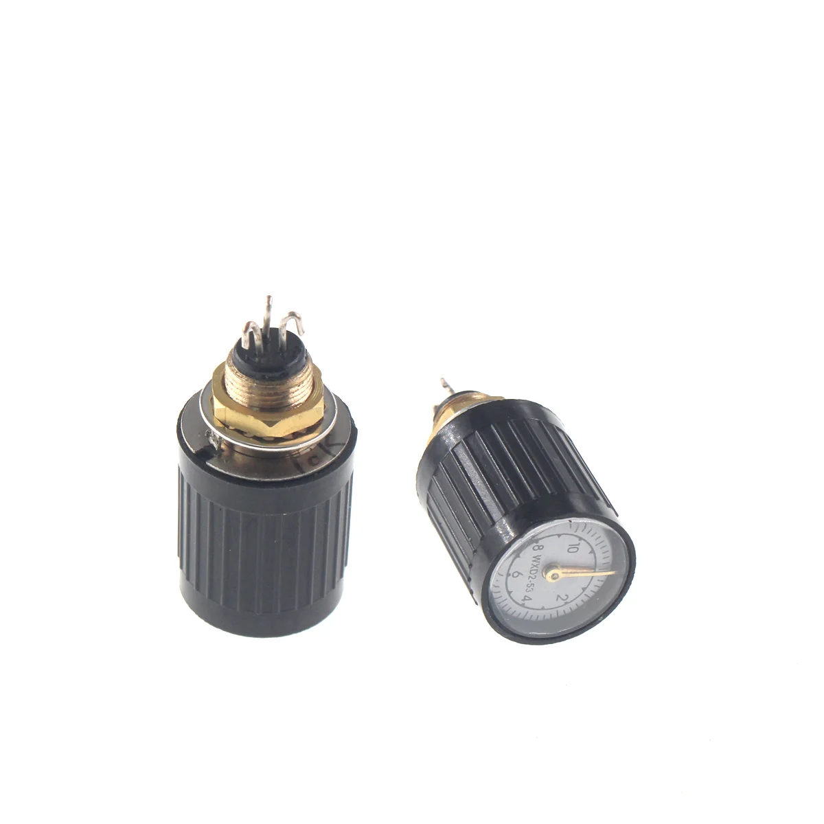 1PCS WXD2-53 Pointer Type Multi Turn Organic Solid Potentiometer 1K 2K2 3K3 4K7 5K1 10K 22K