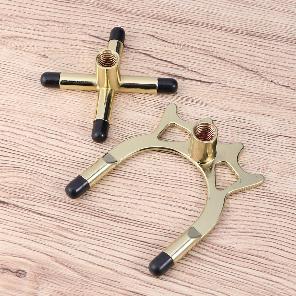 2 PCS Snooker Billiards Cue Racks Bridge Head Cross Holders Antlers Rod Pool Cue Stick Holders Pool Table Accessory