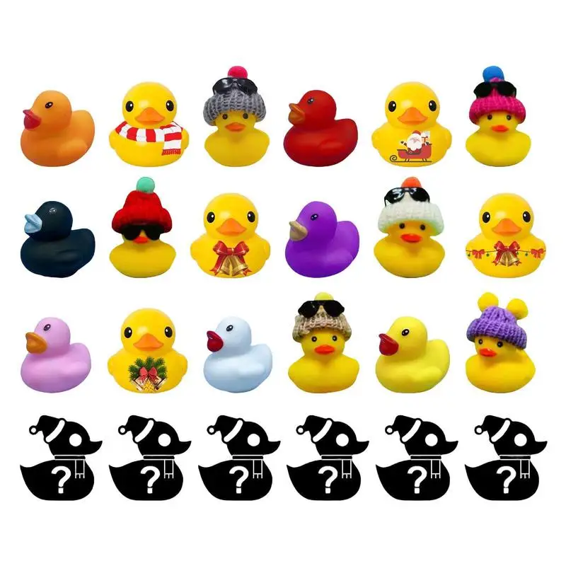 Rubber Duck Advent Calendar 24 Days Christmas Countdown For Kids Christmas Countdown Duck Toys To Classroom Prizes Christmas