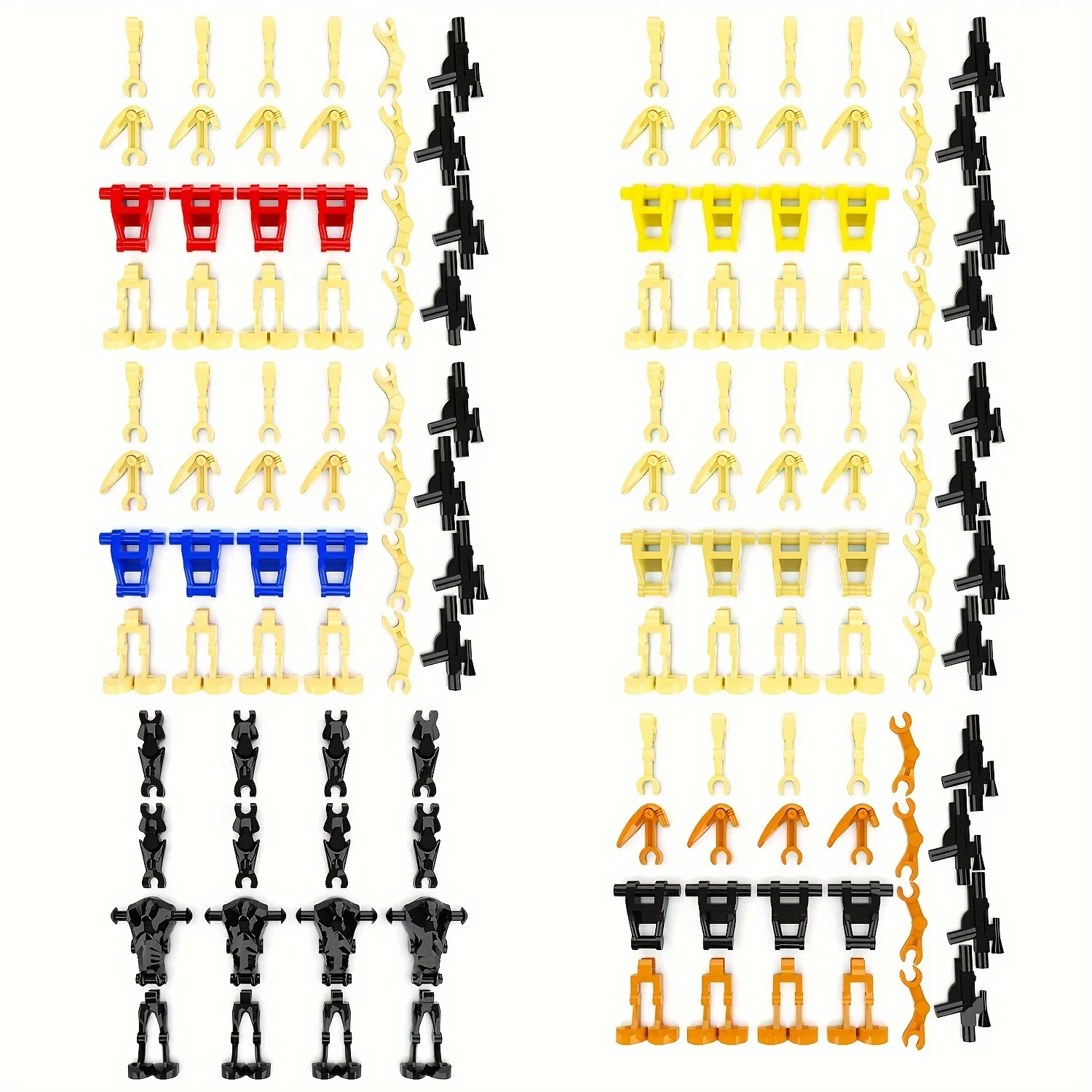 مجموعة مكعبات بناء 28 Droids - شخصيات صغيرة مفصلية |   طقم ديوراما للجيش المستنسخ |   متوافق مع ألعاب Lego DIY - هدية مثالية