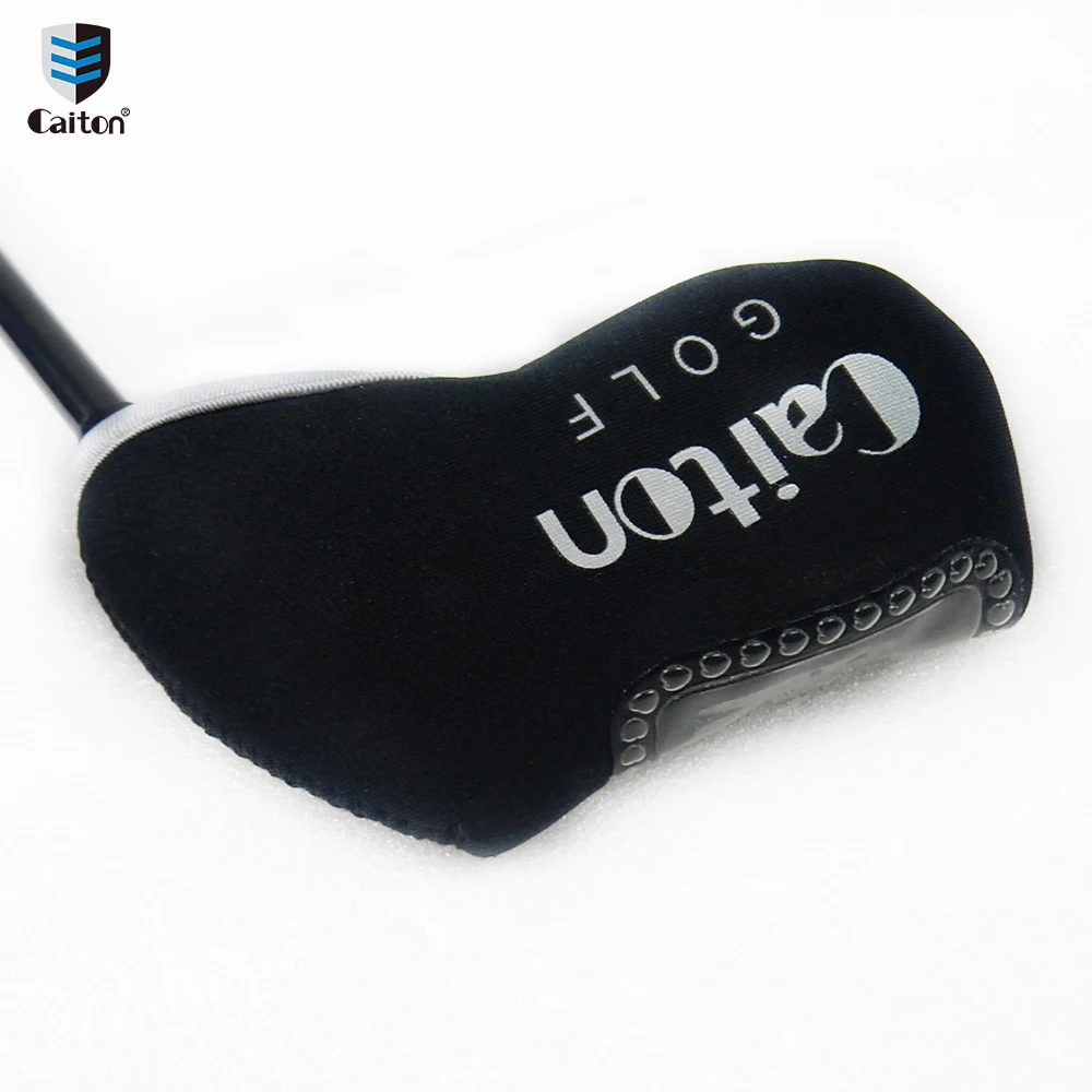 Caiton 10Pcs Golf Iron Head Covers Neoprene Club Covers Clear Number Window Iron Head Protectors for Golf Clubs Travel