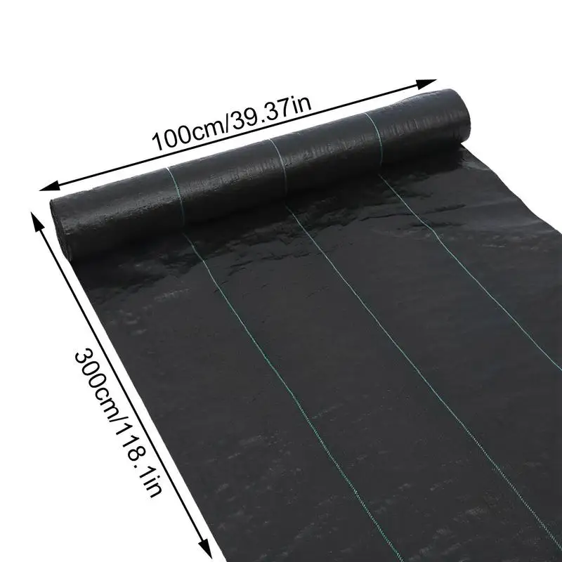 Landscape Fabric Year Weed Barrier Geotextile Fabric Heavy Duty Landscape Ground Cover Thicker Weed Control Gardening Antigrass