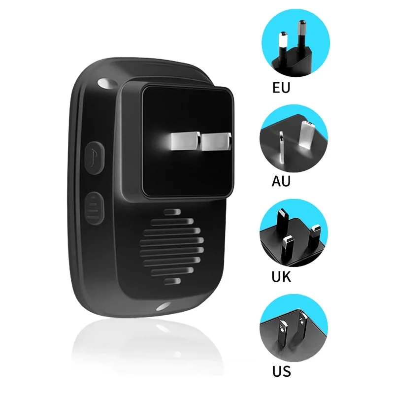 

Intelligent Welcome Door Bell 60 Ringtones 433MHz 300m Long-Range Control Waterproof Wireless Smart Doorbell Home Security Bells