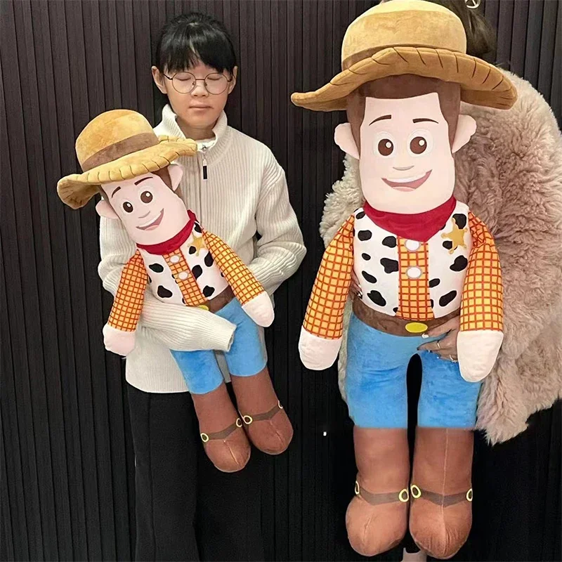 80-120 سنتيمتر ديزني لعبة من الكارتون قصة كبيرة الحجم دمية شريف وودي أنيمي محشوة أفخم رمي وسادة هدايا عيد ميلاد الأطفال