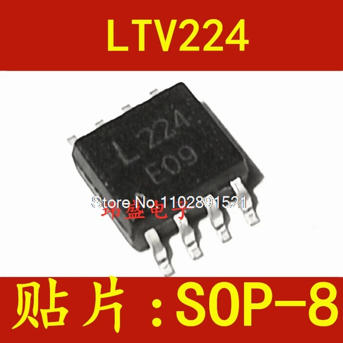 LTV-224 LTV224, L224, SOP4, 10 개/몫