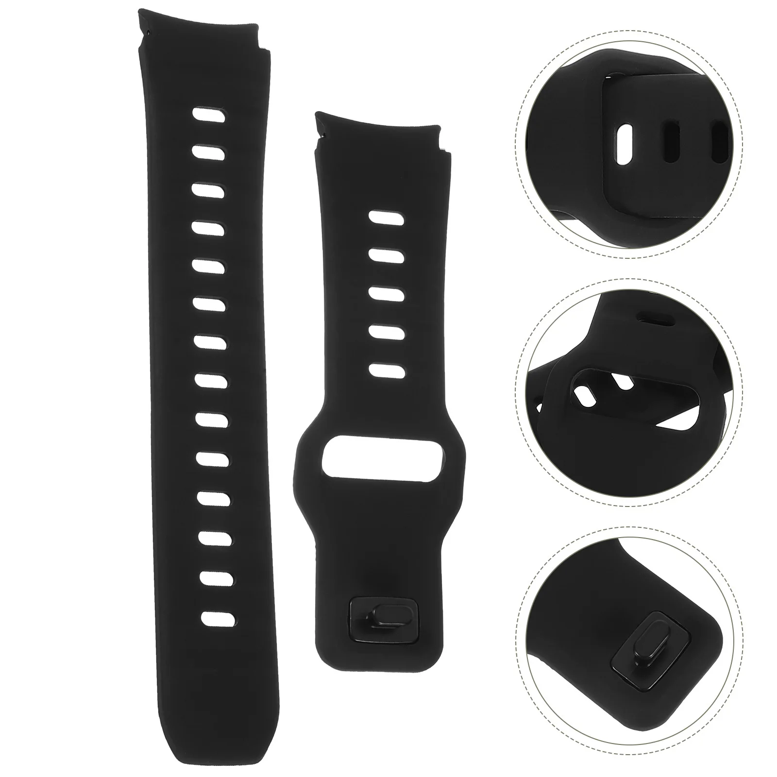 

1Set Silicone Watch Strap Skin Friendly Replacement Band Compatible Watch4 5 6 4 Classic 5Pro Comfortable Adjustable Watch