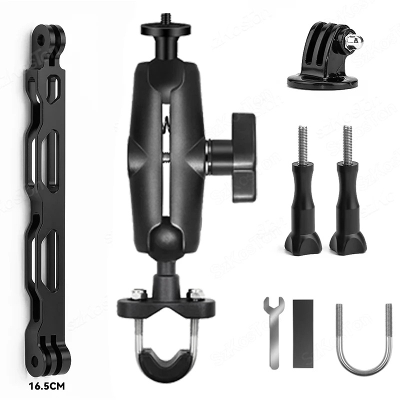 SZKOSTON Für GoPro 13 12 11 10 Motorrad Fahrrad Halter Lenker Halterung Für Insta 360X5X4 DJI OSMO 360 Action 6 5 4 Zubehör 7