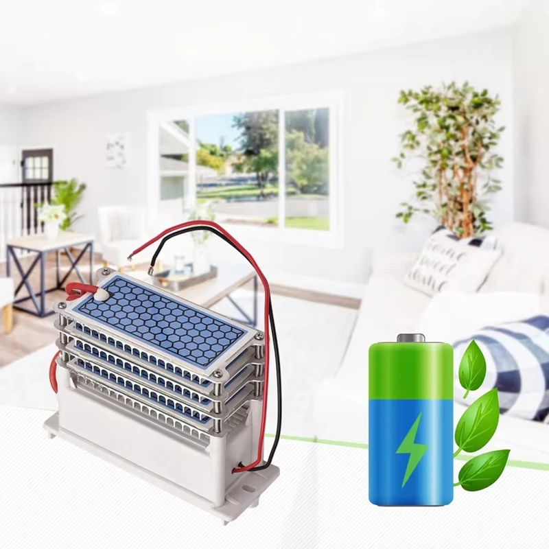 Air Purifier Generator Integrated Ceramic Plate Washable Air Ozonizer Air Washer Remove Odor 220V-FS