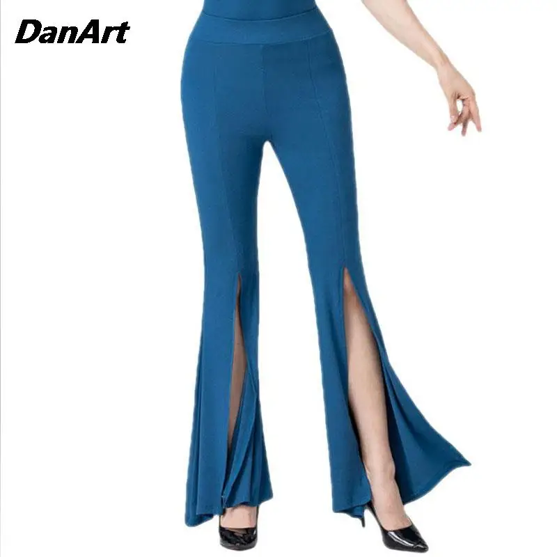 Ladies Modern Dancing Practing Costume Yoga Jogging Adults Gym Dance Trousers Soft Pants Model Shape Training Pants Adult Female