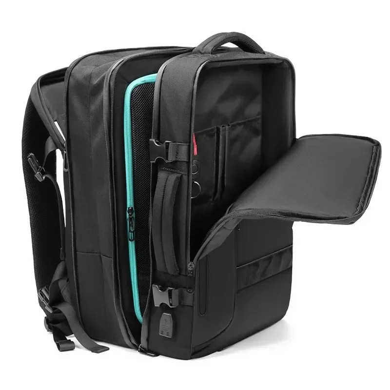 

15.6 Inch Large Capacity Expandable Airbag Backpack for Men Waterproof Laptop Backpack Vacuum storage Travel Backpacking