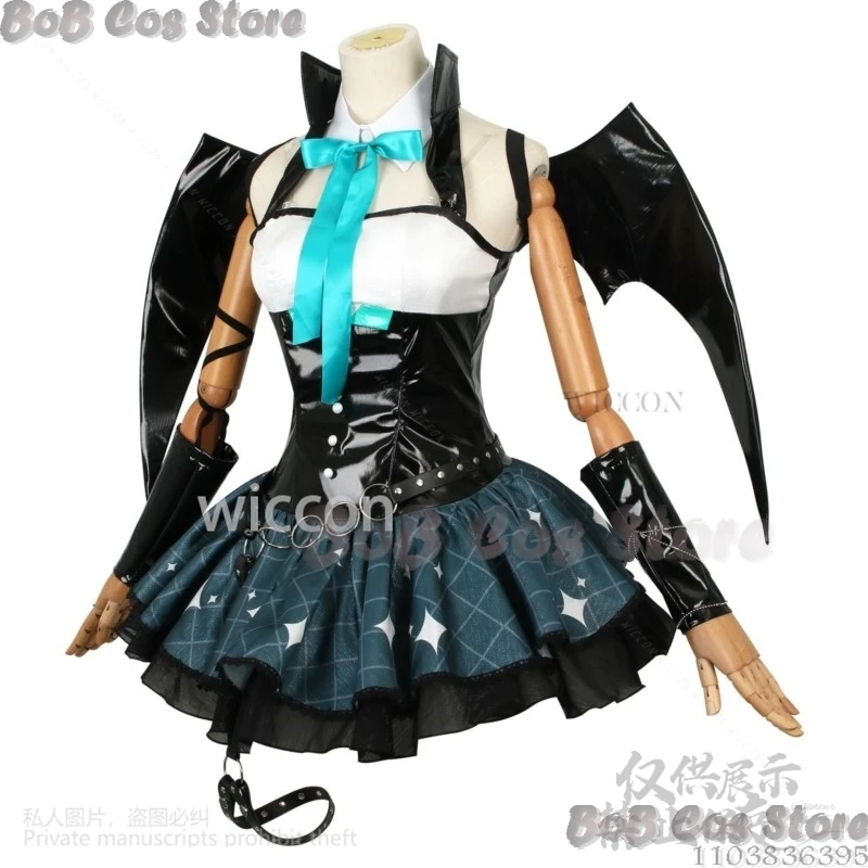 Game Project Sekai Cosplay Mikuuu Anime Suit Little Raccoons Kawaii Dress Girl Lolita Demon Wing Tail Comic Con Cos Customized