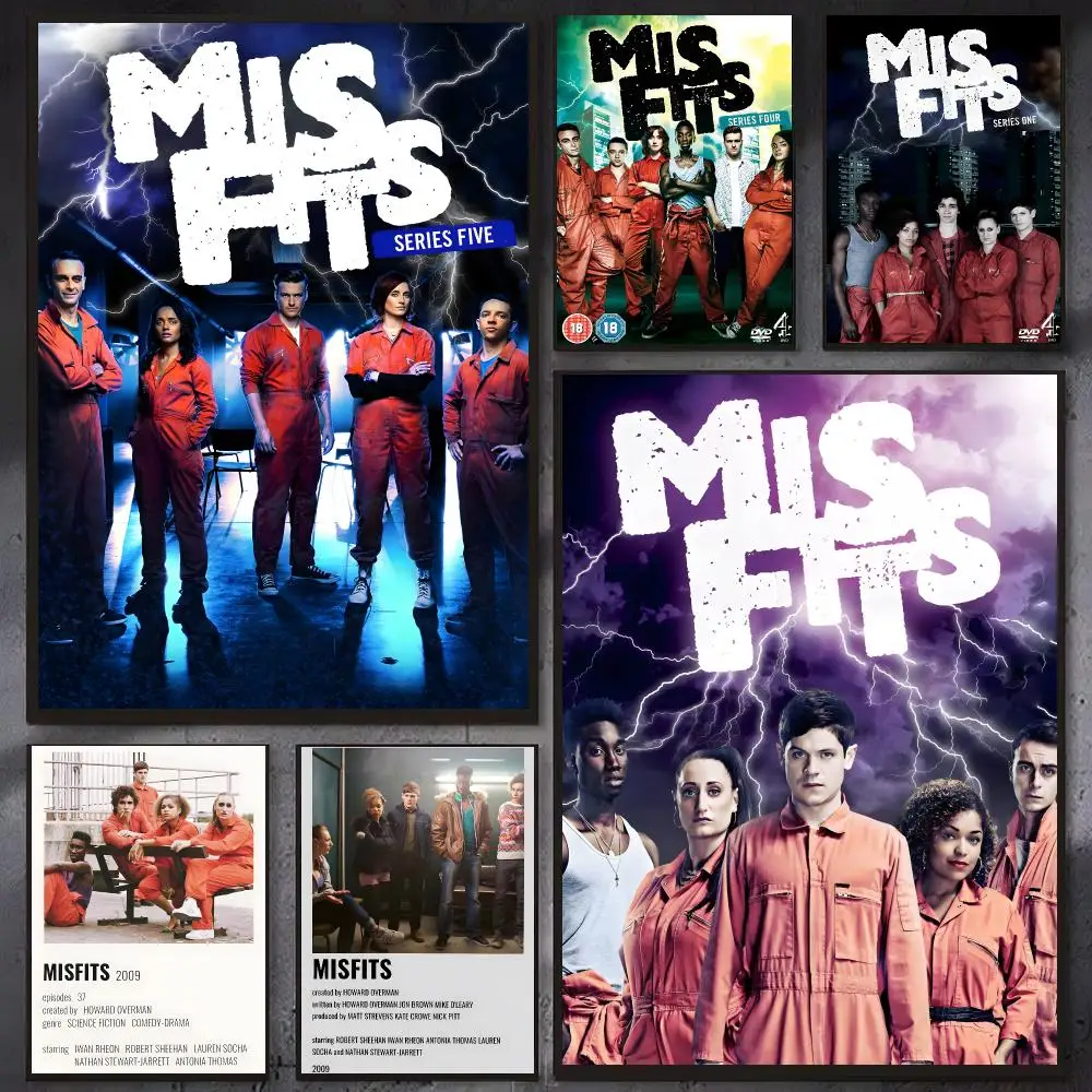 tv series drama M-Misfits Poster Wall Ornament Home Decor Young Decor Fans