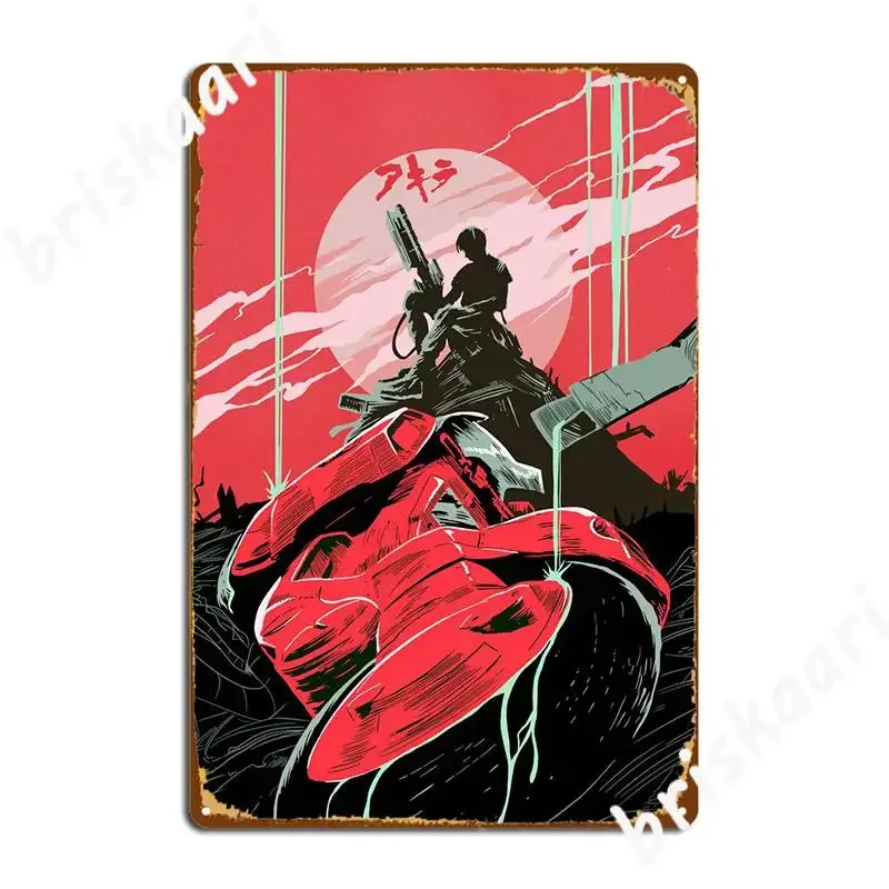 Akira Metal Sign Club Painting Décor Create Pub Garage Tin Sign Poster