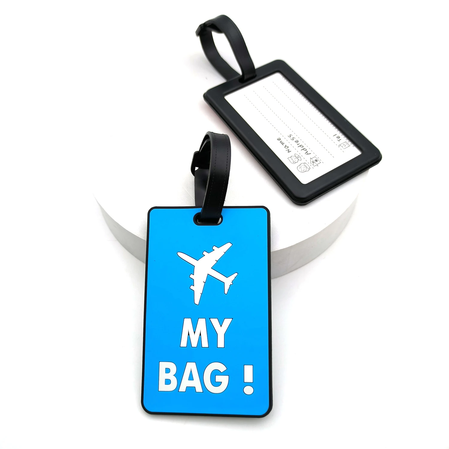 1PCS Travel Accessories Luggage Tag Creative  Suitcase Fashion Style Silicon Portable Travel Holder