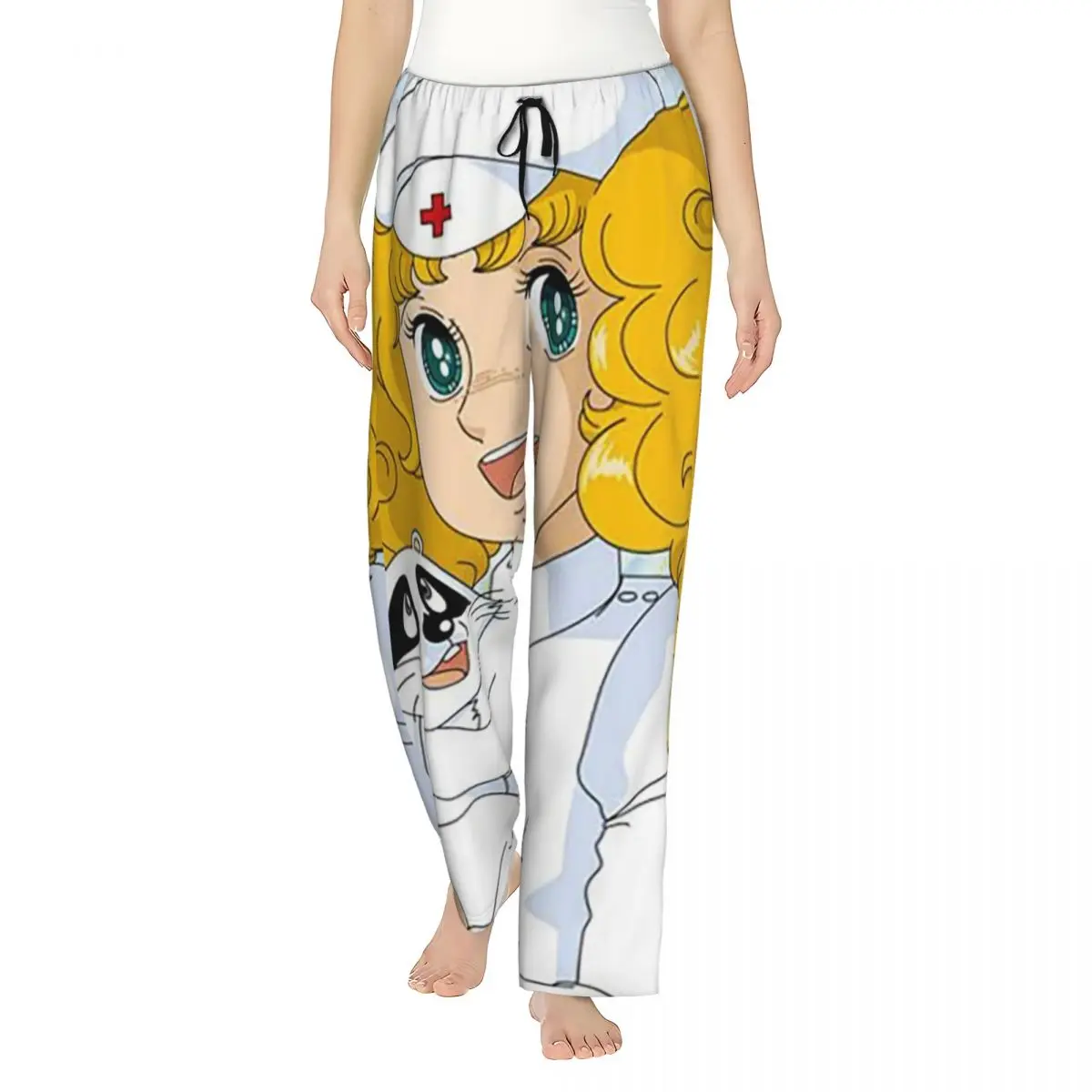 Custom Candy Candy Anime Women Pajama Pants Lounge Sleep Sleepwear Bottoms with Pockets