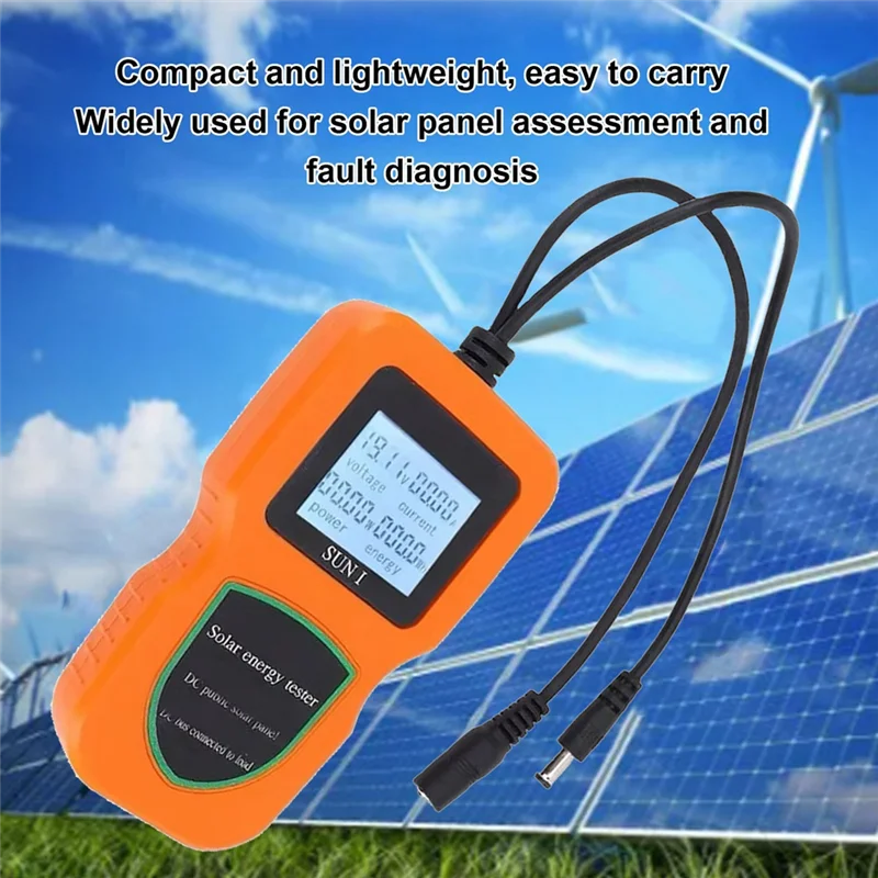 A26F-200W Tester per pannelli solari MPPT Multimetro fotovoltaico Wattmetro Strumento fotovoltaico portatile Dati in tempo reale