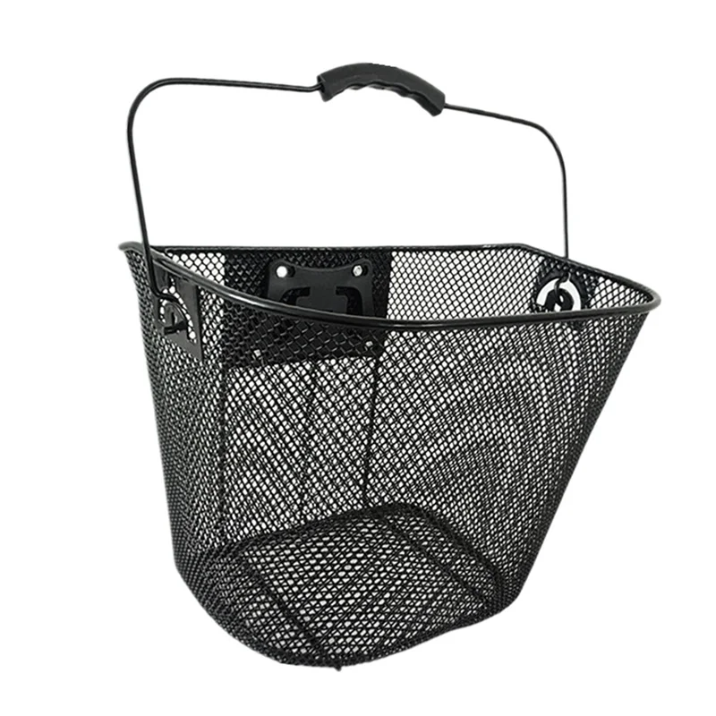 

ONGE 1 Piece Mountain Bike Basket Basket Iron Net Basket Basket Quick Release Portable Basket