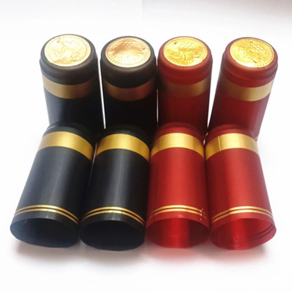 

Bottle Red Wine Heat Shrinkable Glue Cap Capsules Empty Bottles with Pvc