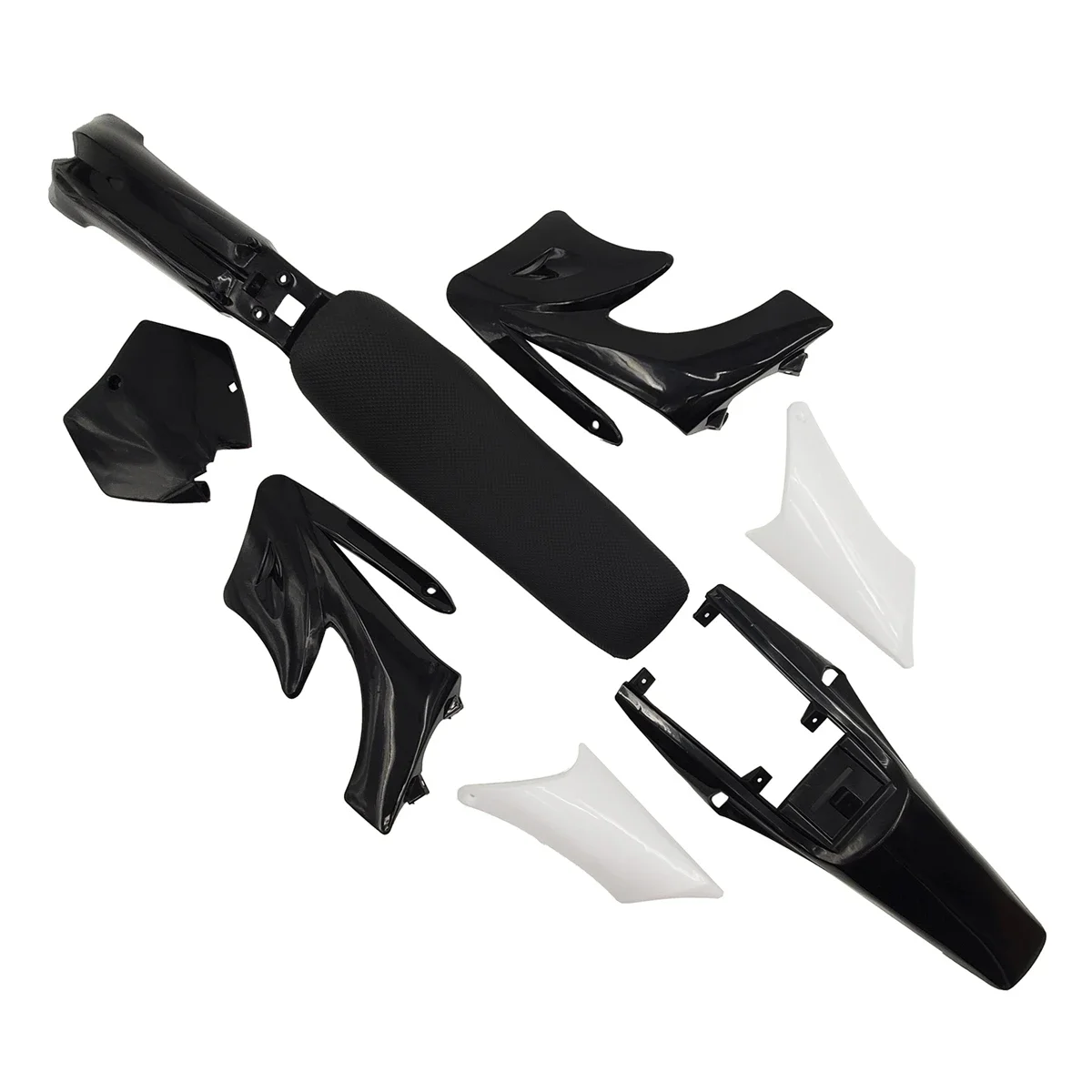 For 47cc 49cc Apollo Mini Dirt Bike 7 Colors Apollo Plastic Fairing Body Kits Front License Number Fender With Seat Cushion - Image 4