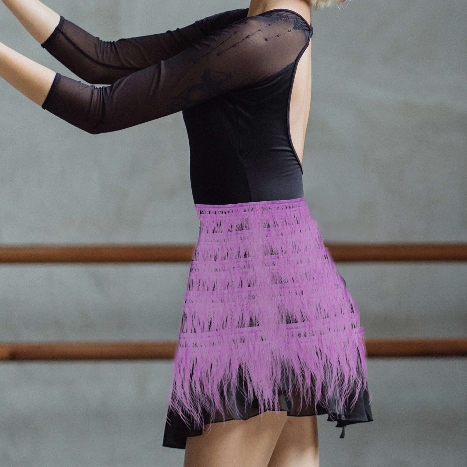 

Ostrich Plume Cloth DIY Clothes Accessories Practical for Clothing Shoes Bags Decor Handmade Clothes Material Trim