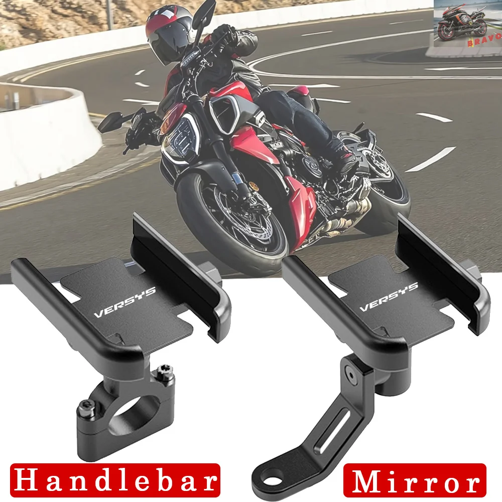 

4-6.5 Inch Screen For KAWASAKI Versys 650 1000 X300 Versys650 Versys1000 Versys-X300 Motorcycle Accessories Mobile Phone Holder