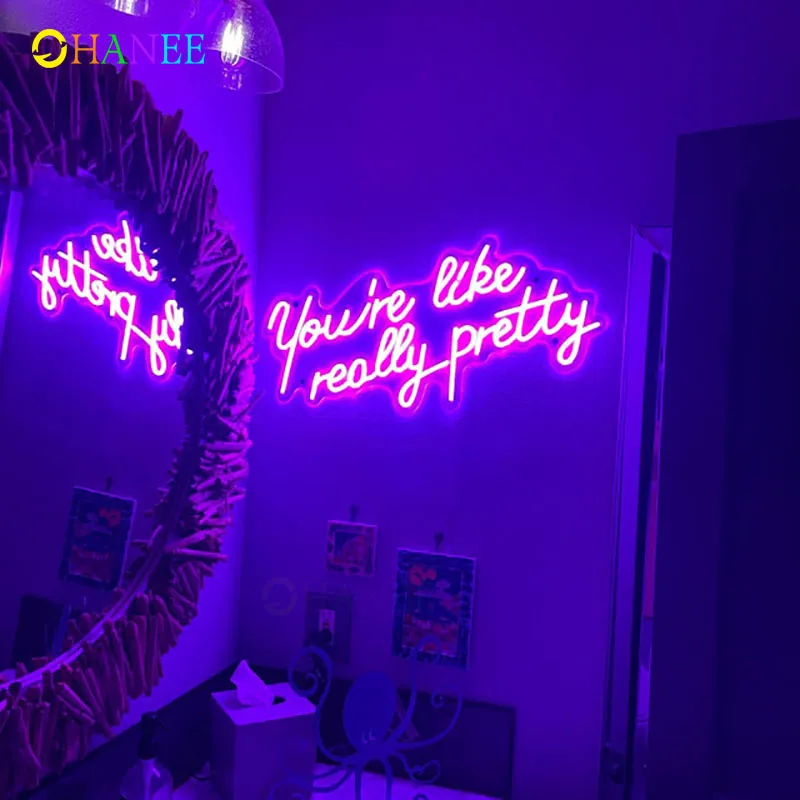 Factory Direct Wedding Marriage Party Wall Decor Custom Led youre like really pretty Neon Sign Light