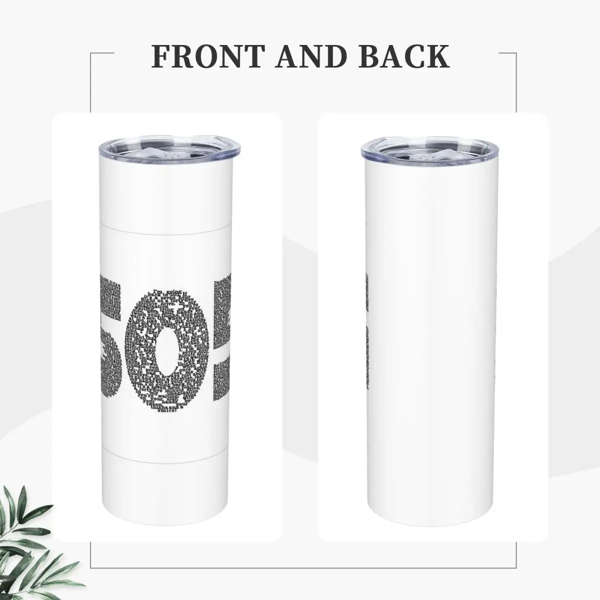 I'm Going Back To 505 Stainless Steel Tumbler Vacuum Insulated Mugs Thermal Cold Cups Straw With Lid 20oz