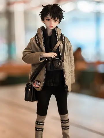 New bjd doll 1/4 boy little cowboy stylish casual exquisite high-quality toy dolls in offers articulated dolls
