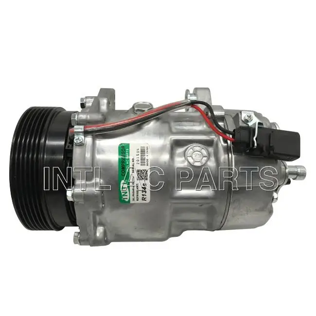 

1J0820803F 1J0820803K CO 1233DC 4256 1080 1215 1233 1278 SANDEN 7V16 SD7V16 auto ac compressor for Audi Ford Seat Skoda VW golf