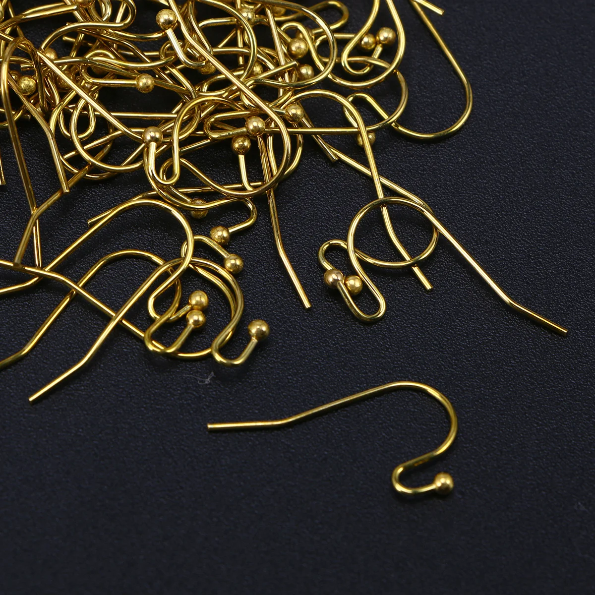 

200pc Ear Hook Accessories Beaded Studs Diy Backs Jewelry Making Kit Earring Plugs Earring Scrolls Jewelry Findings Storage